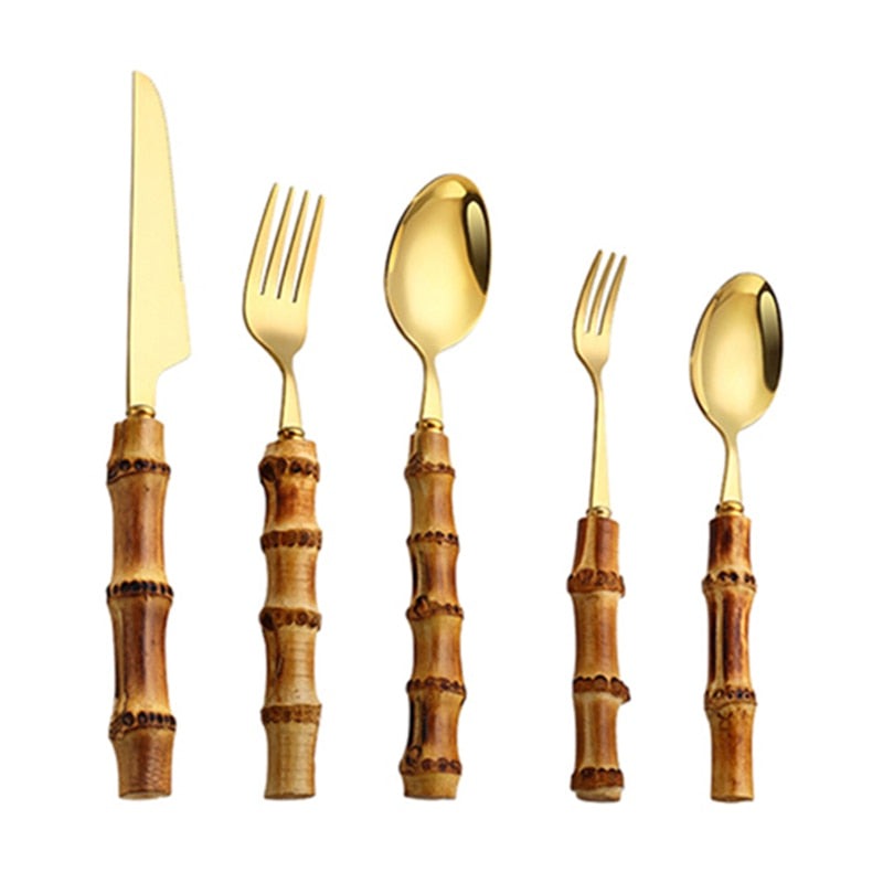 BbooCutlery - Talheres de Bamboo Natural